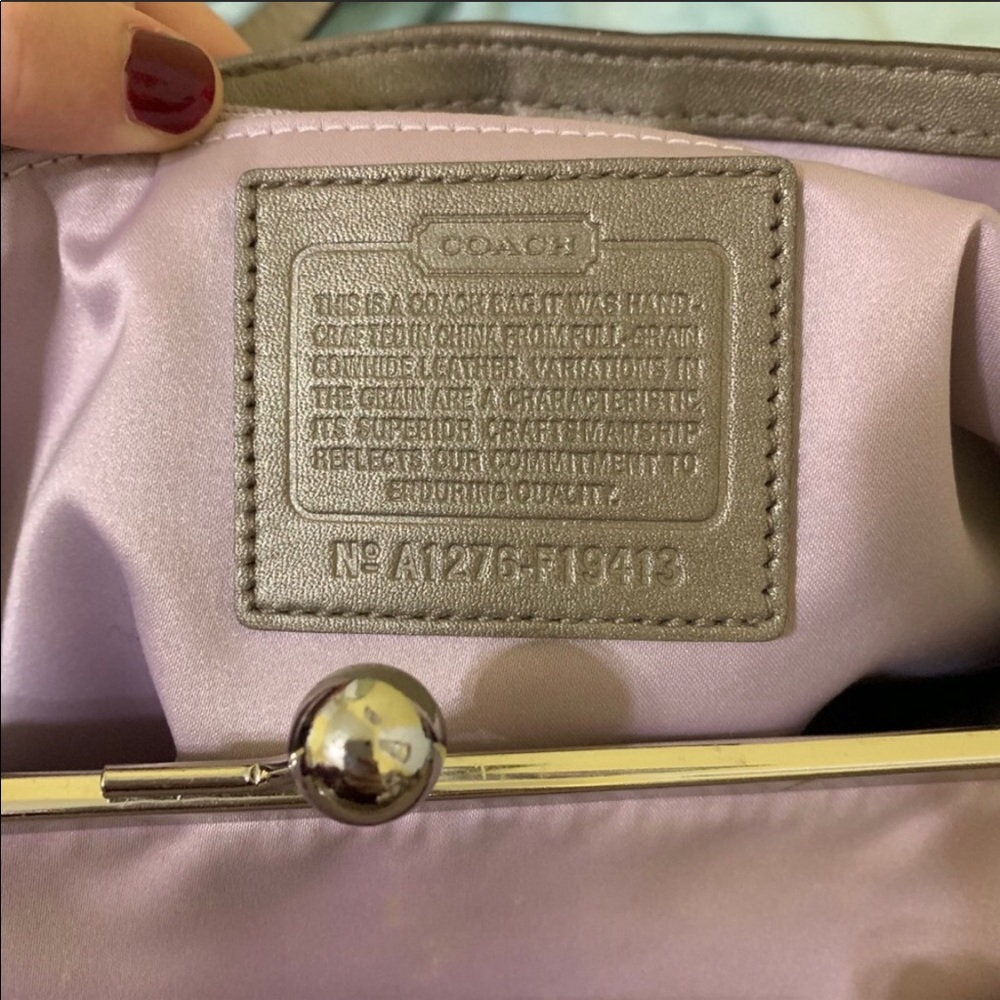 Coach A1276-F19413 Satchel in Bronze Leather - Picture 10 of 16